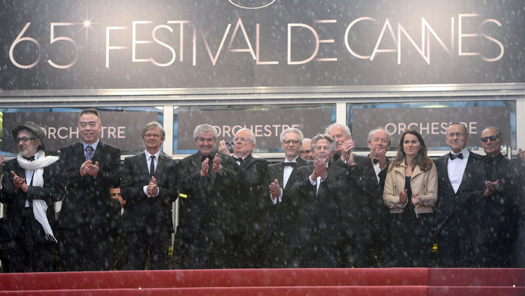 Film cast - Red step - Une journée particulière © AFP