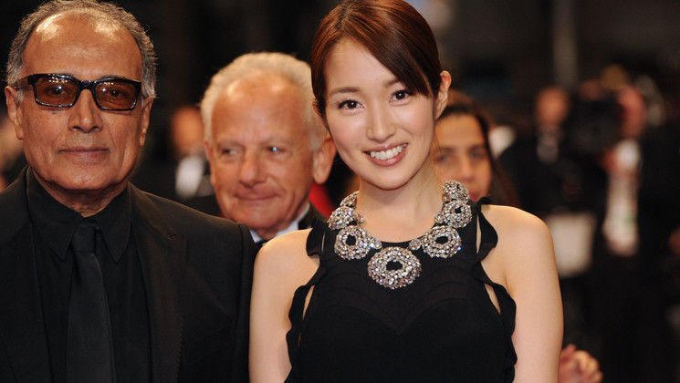 Abbas Kiarostami, Rin Takanashi - Red carpet - Like someone in love © FIF/GT