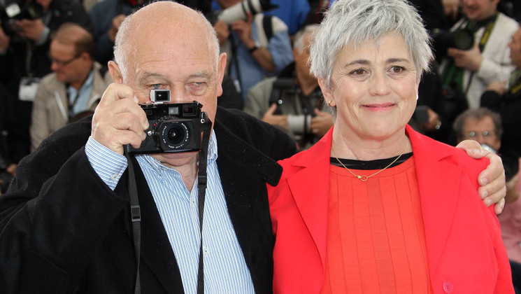 Raymond Depardon, Claudine Nougaret - Photocall - Journal de France © AFP