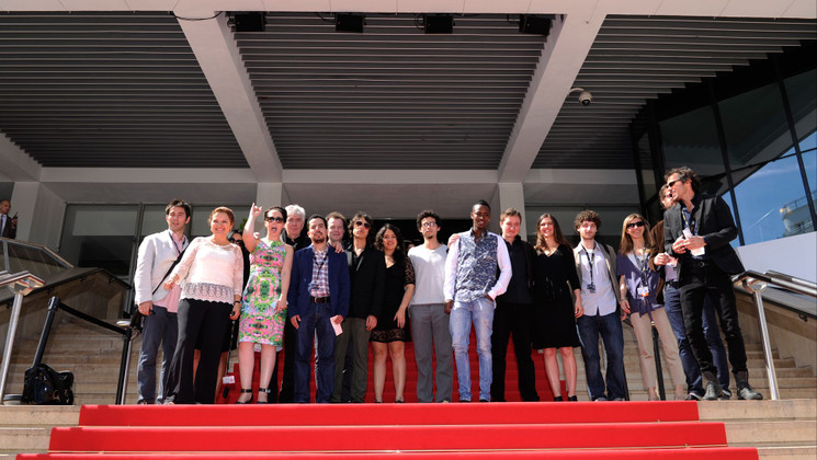 Equipe du film - Montée des marches - La Playa D.C. © FIF/CD
