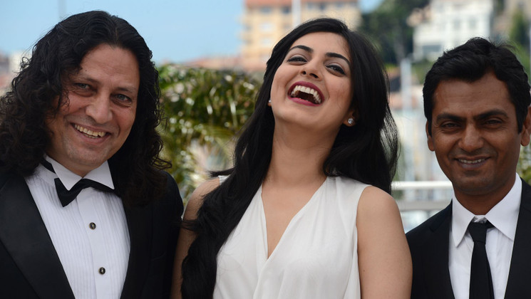 Anil George, Niharika Singh, Nawazuddin Siddiqui - Photocall - Miss Lovely © AFP