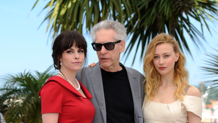 Emily Hampshire, David Cronenberg, Sarah Gadon - Photocall - Cosmopolis © FIF/CB