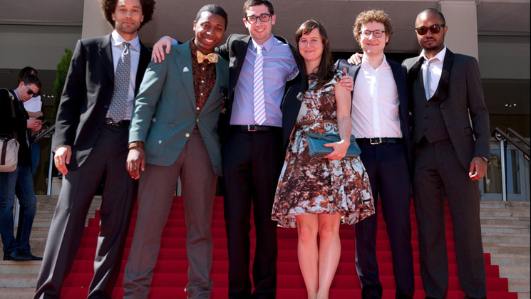 Equipe du film - Montée des marches - Gimme the Loot © FIF/CD