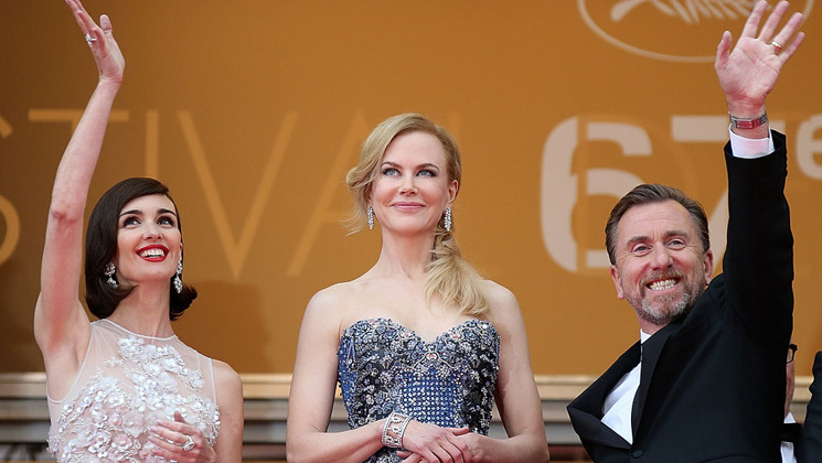 Paz Vega, Nicole Kidman et Tim Roth - Montée des marches © AFP