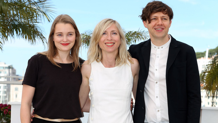 Birte Schnöink, Jessica Hausner and Christian Friedel - Photocall - Amour Fou © FDC / K. Vygrivach