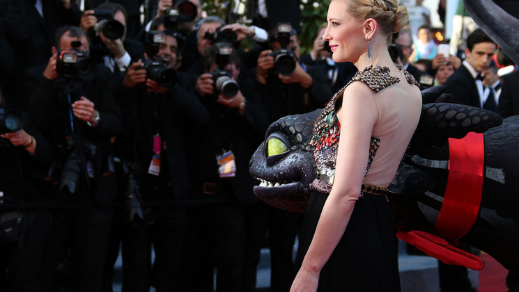 Cate Blanchett - Red carpet - How to Train Your Dragon 2 © AFP