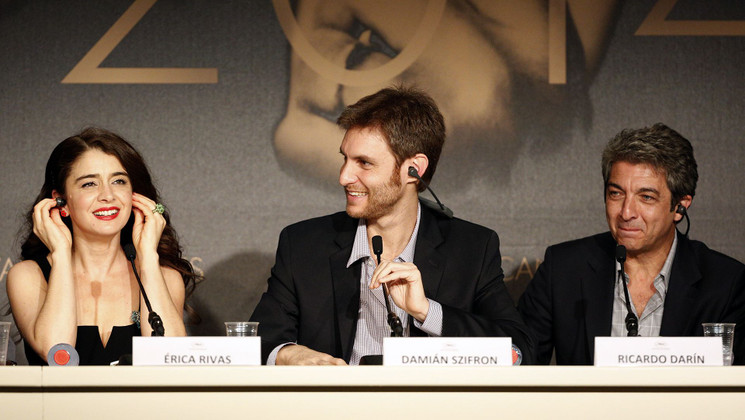Érica Rivas, Damián Szifron and Ricardo Darín - Press conference  - Wild Tales © FDC / K. Vygrivach
