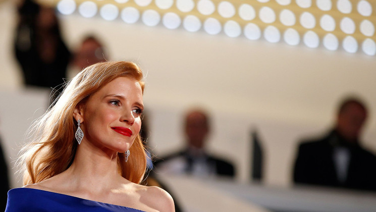 Jessica Chastain - Red carpet - The Disappearance of Eleanor Rigby © AFP / V. Hache