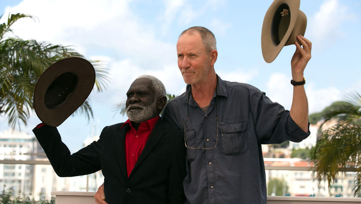 Peter Djigirr et Rolf De Heer - Photocall - Charlie's Country © FDC / G. Lassus-Dessus