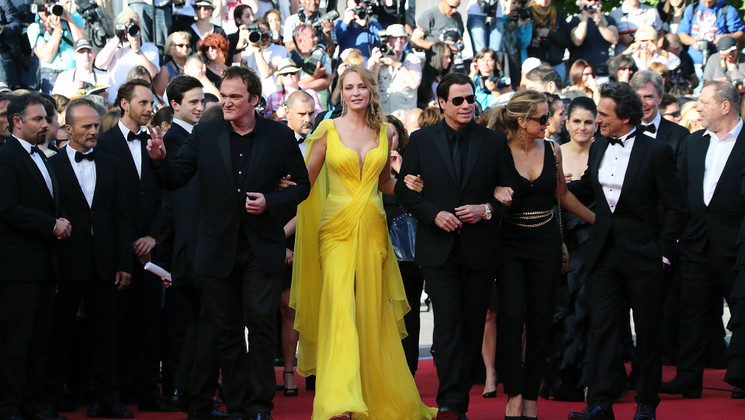 The film crew - Red carpet - Pulp Fiction © AFP / L. Venance