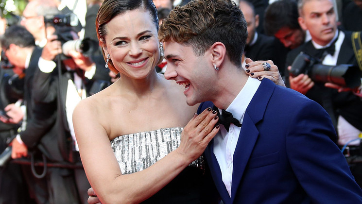 Suzanne Clément et Xavier Dolan - Montée des marches - Cérémonie du palmarès © AFP / L. Venance