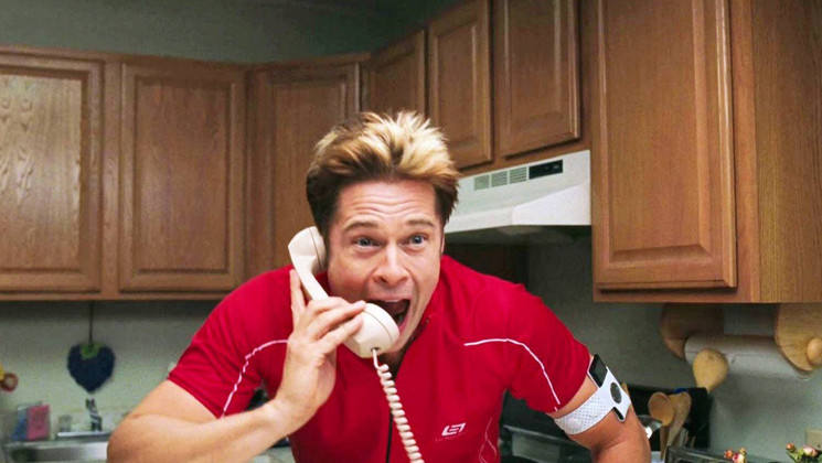 Brad Pitt alias Chad Feldheimer dans Burn After Reading © DR