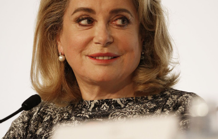 Catherine Deneuve - Conférence de presse - La Tête Haute © FDC / Théophile Delange