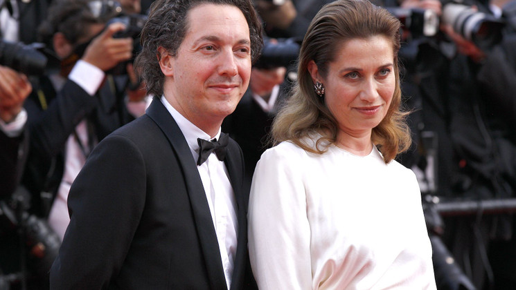 Emmanuelle Devos & Guillaume Gallienne - Montée des marches © FDC / Cyril Duchene