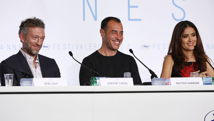 Film crew - Press conference - Il racconto dei racconti (Tale of Tales) © FDC / Thomas Leibreich