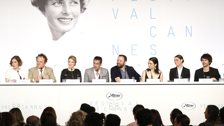 Film crew - Press conference - The Lobster © FDC / Théophile Delange