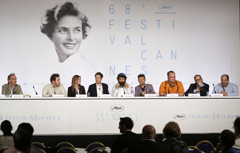 Équipe du film - Conférence de presse - Saul Fia (Le fils de Saul) © FDC / Mathilde Petit
