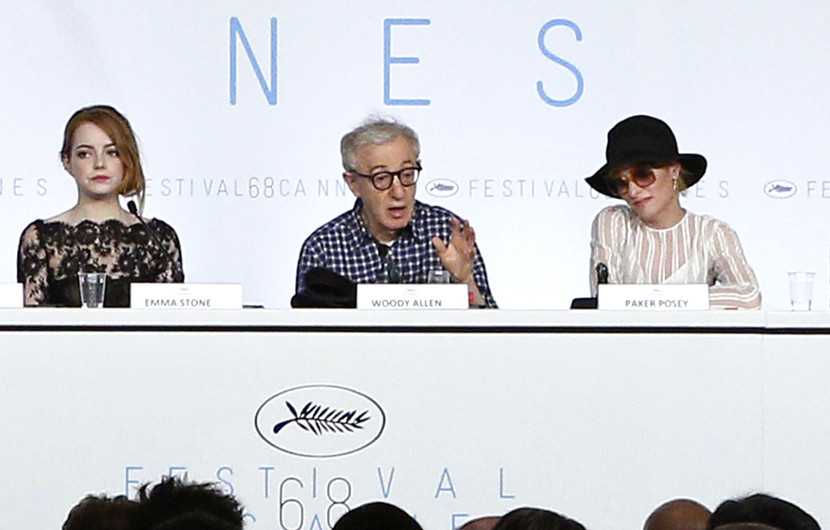Équipe du film - Conférence de presse - Irrational man (L'homme irrationnel) © FDC / Cyril Duchene