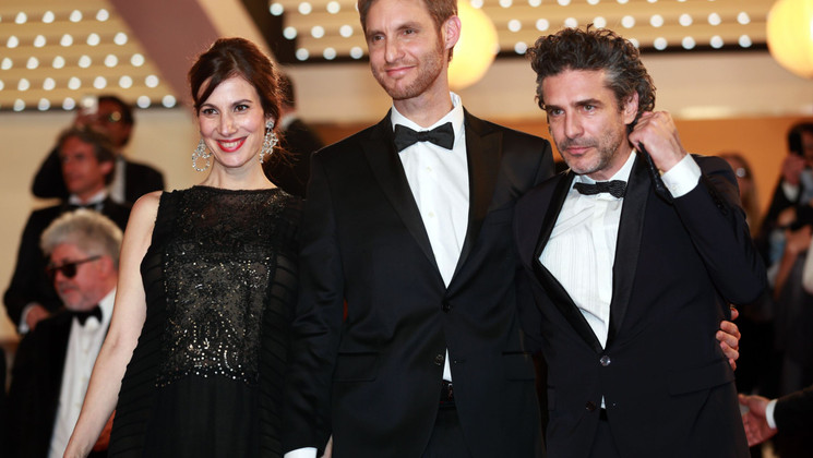 María Marull, Damián Szifron et Leonardo Sbaraglia - Montée des marches - Relatos salvajes © FDC / G. Lassus-Dessus