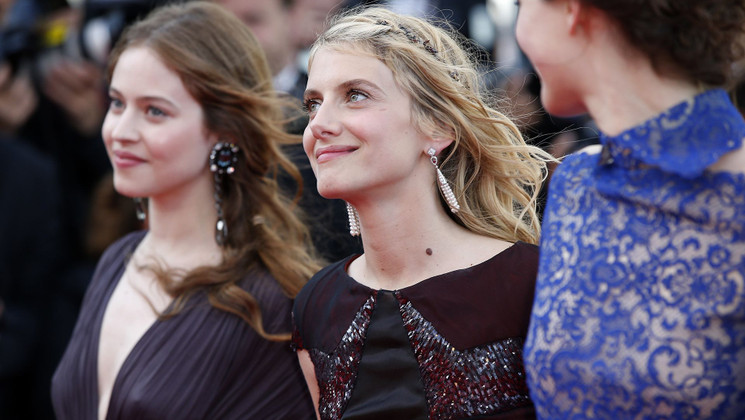 Mélanie Laurent - Montée des marches - The Homesman © AFP / V. Hache