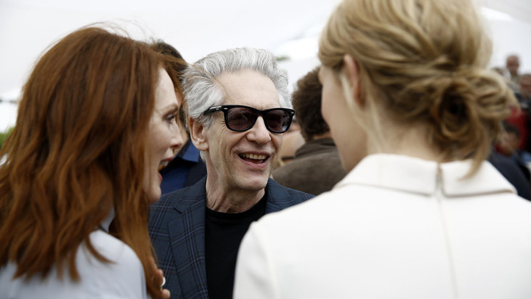 Julianne Moore, David Cronenberg et Mia Wasikowska - Parcours - Maps to the Stars © FDC / C. Duchene