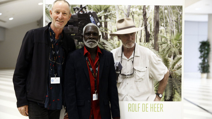 Rolf de Heer et David Gulpilil - Présentation - Charlie's Country © FDC / C. Duchene