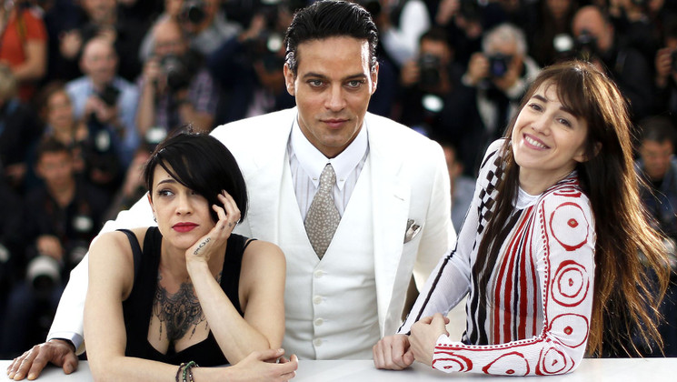 Asia Argento, Gabriel Garko et Charlotte Gainsbourg - Photocall - L'incomprise (Incompresa) © AFP / V. Hache