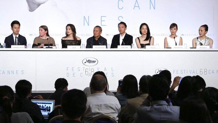 Film crew - Press conference - Nie Yinniang (The Assassin) © FDC / Mathilde Petit