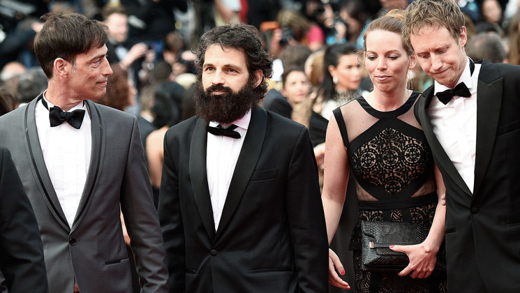 Film crew of Saul Fia - Red carpet - Closing Ceremony © AFP / Loic Venance