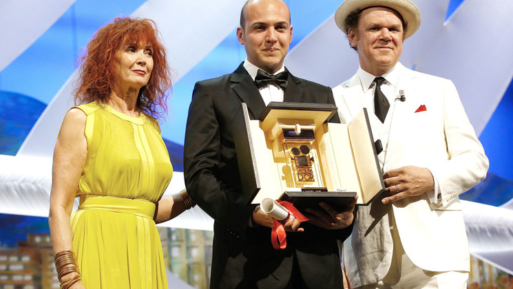 Sabine Azéma, César Augusto Acevedo, John C. Reilly - Caméra d'Or - La Tierra y la Sombra © AFP / Valery Hache