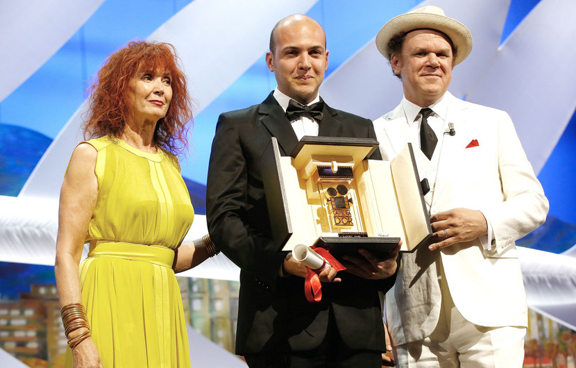 Sabine Azéma, César Augusto Acevedo, John C. Reilly - Caméra d'Or - La Tierra y la Sombra © AFP / Valery Hache