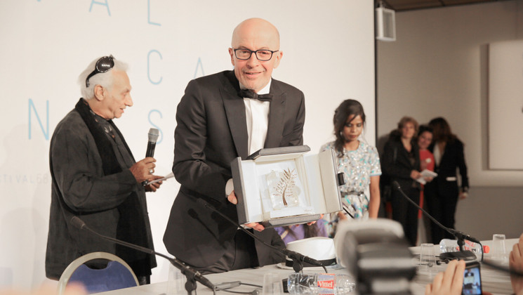 Jacques Audiard - Palme d'or - Dheepan - Conférence de presse © FDC / Mathilde Petit