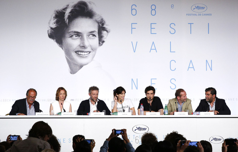Film crew - Press conference - Mon roi © FDC / Cyril Duchene