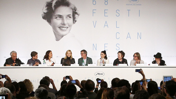 Film crew - Press conference - Carol © FDC / Mathilde Petit