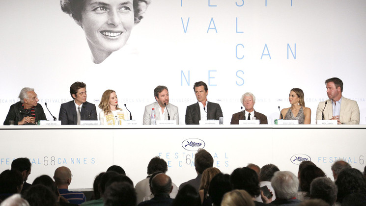 Équipe du film - Conférence de presse - Sicario © FDC / Théophile Delange