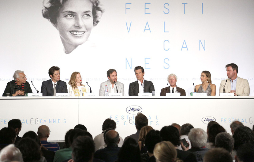 Équipe du film - Conférence de presse - Sicario © FDC / Théophile Delange