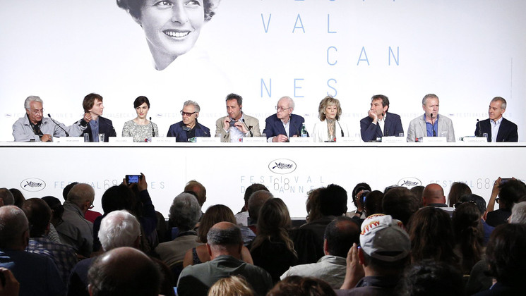 Film crew - Press conference - Youth © FDC / Mathilde Petit