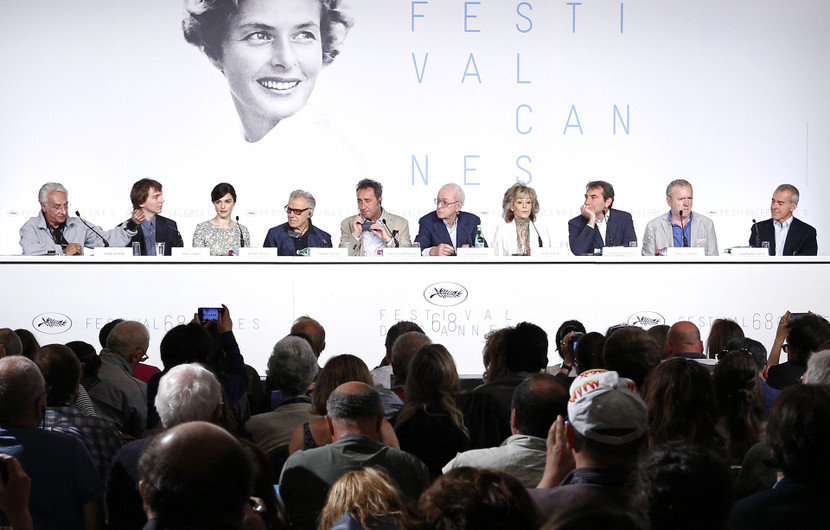 Équipe du film - Conférence de presse - Youth © FDC / Mathilde Petit