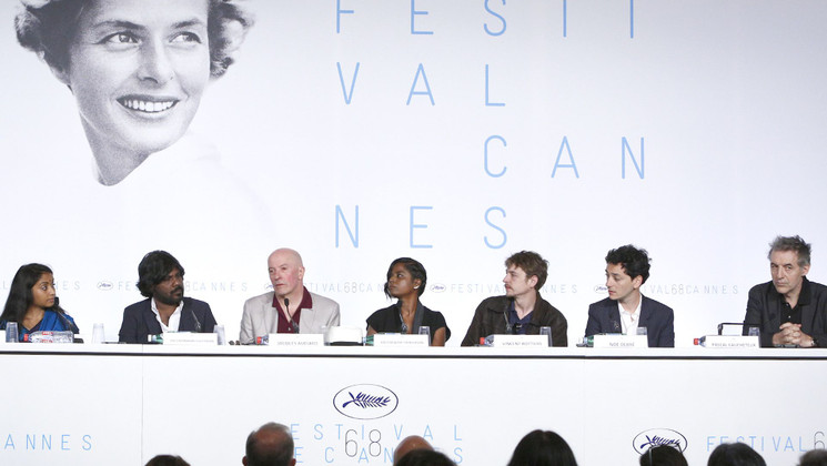 Équipe du film - Conférence de presse - Dheepan © FDC / Cyril Duchene