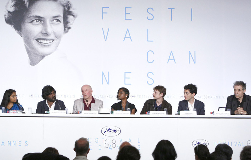 Film crew - Press conference - Dheepan © FDC / Cyril Duchene
