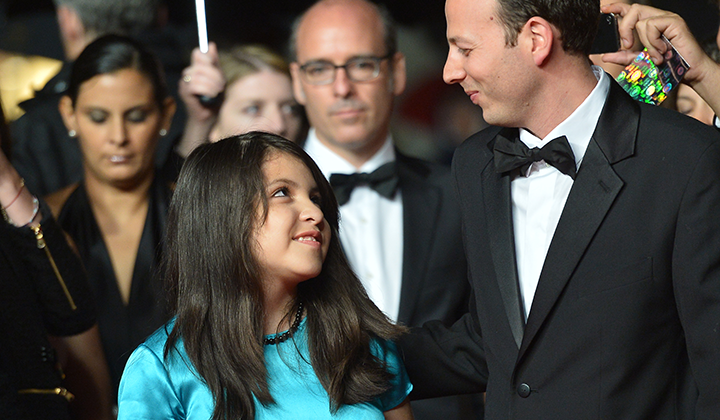 Amat Escalante and Linda González Hernández © AFP
