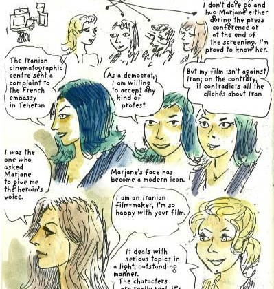 Marjanne Satrapi I © Joann Sfar