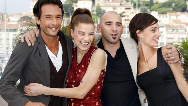 Rodrigo Santoro, Elli Medeiros,Pablo Trapero, Martina Gusman Photocall of the film: Leonera © AFP