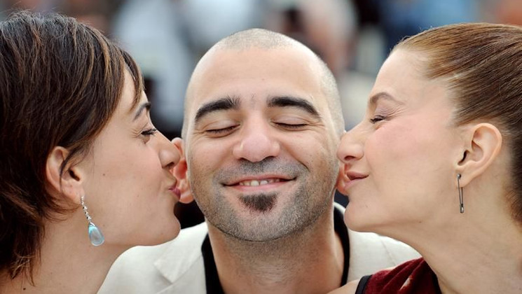 Martina Gusman, Pablo Trapero, Elli Medeiros, Photocall of the film: Leonera © AFP