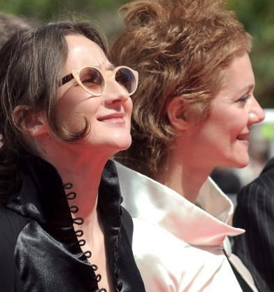Lucrecia Martel and Maria Onetto, Climbing of the Steps La Mujer sin Cabeza © AFP