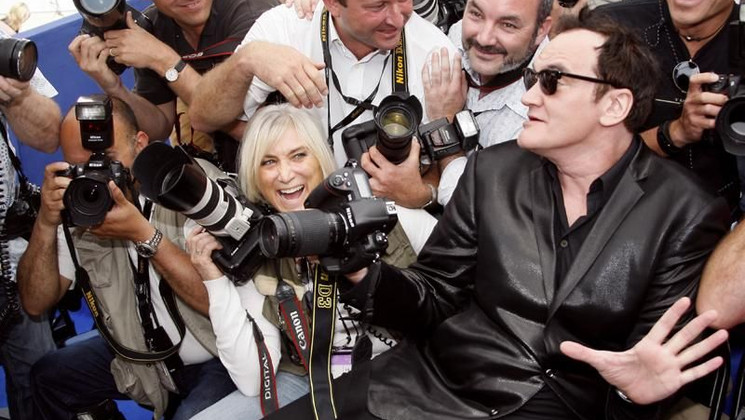 Quentin Tarantino, photocall before his Cinema Masterclass © AFP