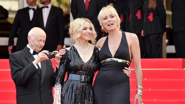 Gilles Jacob, Madonna, Sharon Stone © AFP