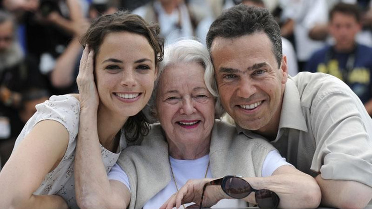 Berenice Bejo, Inès Clouzot et Serge Bromberg © AFP © AFP