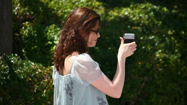 Emmanuelle Devos in "les herbes folles" © FIF A. DELBRU © FIF A. DELBRU