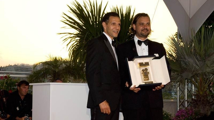 Roschdy Zem et Warwick Thornton, lauréat de la Caméra d'Or © FIF M.Rabaux © FIF M.Rabaux